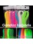 Fosforlu Karanlıkta Parlayan, Sarı Glow / Luminous In The Dark, Ultraviyole (Uv) Neon Işıkta Parlayan 1 Adet Poşet Çapari Simi 6