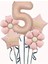 Papatya Karamel Happy Birthday 5 Yaş Folyo Balon Set 1