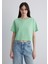Yeşil Crop Basic Tişört 1613072-71759 4