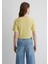 Sarı Crop Basic Tişört 1613072-71285 4