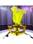 Yılbaşı Parti Maskesi Gold Maske Gold Tüylü Maske Parti Maskesi Gold Venedik Maskesi 1