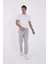 Unisex Üç Iplik Basic Eşofman Pantolon - Gri 4