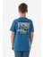 %100 Pamuk Arkası Baskılı Erkek Çocuk Tişört 4