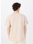 Bisiklet Yaka Baskılı Bej Erkek T-Shirt M5SM-TST1302 5