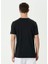 Basic Bisiklet Yaka Regular T-Shirt - Siyah 2