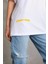 Baskılı Oversize T-Shirt - Beyaz 3