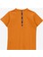 Baskılı Turuncu Erkek Çocuk T-Shirt J5SB-TST7764 2