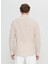Slim Fit Düğmeli Yaka Bej Erkek Gömlek ACE020252165_BEJ 5