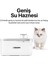 Akıllı Kedi Köpek Su Pınarı Ultra Sessiz Led Işıklı Su Şelalesi ve 4 Adet Yedek Filtre 2'li Pet Seti 5