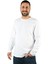 Erkek Cotton Bisiklet Yaka Uzun Kollu Tişört 2