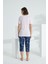 Bambu Soft Kumaş Kısa Kol Kapri Takım 71038 5
