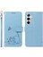 Samsung Galaxy S25 Plus Cüzdan Kılıf Bilek Kayışlı Deri Telefon Kılıfı (Yurt Dışından) 1