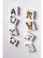 Manyetik Blok Iki Parçalı Baby Puzzle - 8 Sevimli hayvan Figürü Yapboz 6