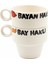 Bay Haklı & Bayan Haklı 2'li Espresso Bardak Seti - Hediye Seramik Fincan 2