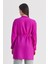 Fuşya Parça Detaylı Ip Bağcıklı Gömlek 4553A 5