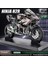 1:12 Alaşımlı Motosiklet Modeli Ses ve Işık Şok Emme Scooter Modeli Koleksiyonluk Süs (Yurt Dışından) 1