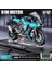 1:12 Alaşımlı Motosiklet Modeli Ses ve Işık Şok Emme Scooter Modeli Koleksiyonluk Süs (Yurt Dışından) 1