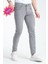 Erkek Gri Düz Skinny Fit Jeans Pantolon Günlük Giyime Uygun 1
