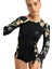 Ls Zip Lycra Kadın Siyah Lycra 1