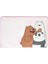 We Bare Bears Peluş Küçük Halı - Pembe 1