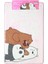 We Bare Bears Peluş Küçük Halı - Pembe 2