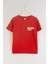 Ön ve Sırt Baskılı Deniz Temalı Bisiklet Yaka Rahat Kalıp Kız Çocuk T-Shirt 1