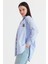 Mavi Ayıcık Nakışlı Oversize Gömlek 4689A 2
