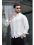 Beyaz Basic Uzun Kollu Erkek Gömlek E6762 3