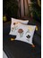 2'li Set Püsküllü Punch Panç Nakışlı Kırlent Kılıfı 001 43 x 43 cm 1