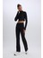 Fit Jogger Eşofman Altı Geniş Bol Paça Basic Düz Skuba Dalgıç Kumaş A0566AX24AU 4