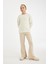 Kız Çocuk Flare Fit İspanyol Paça Basic Düz Triko Pantolon A6029A824WN 3