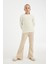 Kız Çocuk Flare Fit İspanyol Paça Basic Düz Triko Pantolon A6029A824WN 5