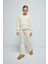 Kız Çocuk Flare Fit İspanyol Paça Basic Düz Triko Pantolon A6029A824WN 3