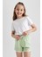 Kız Çocuk Regular Fit Sweatshirt Kumaşı Şort B0911A823SM 3