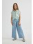 Kız Çocuk Wide Leg Geniş Paça Jean Trousers B4951A824SM 2
