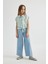 Kız Çocuk Wide Leg Geniş Paça Jean Trousers B4951A824SM 4