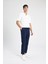 Jogger Pantolon Düz Paça Her Yöne Esneyen Cepli B7520AX24SP 3