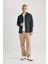 Gabardin Pantolon Rustik Loose Fit Cepli Düz Paça B8565AX23WN 3