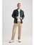 Gabardin Pantolon Rustik Loose Fit Cepli Düz Paça B8565AX23WN 4