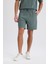Regular Fit Düz Paça Cepli Basic Düz Şort B8792AX25SM 1