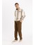 Gabardin Pantolon Wide Leg Düz Paça Cepli B9365AX23WN 6
