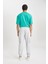 Fit Sporcu Jogger Eşofman Altı Standart Fit Kargo Cepli Dokuma Beli Paçası Lastikli C0043AX24SP 7