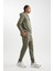 Fit Sporcu Jogger Eşofman Altı Slim Fit Dar Kesim Skuba Dalgıç Kumaş Standart Paça C0485AX24AU 4