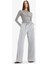 Afra x Defacto Coool Wide Leg Kumaş Pantolon Geniş Bol Paça Beli Lastikli Bağcıklı Cepli C1428AX25SP 6