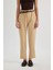 Baggy Fit Gabardin Kemerli Kumaş Pantolon Yüksek Bel Kısa Paça C1510AX24SP 1