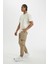 Fit Oversize Geniş Kalıp Kargo Cepli Dokuma Pantolon C1528AX24SM 4