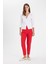 Crop Klasik Kumaş Pantolon Carrot Fit Fermuarlı Yüksek Bel Basic Düz Dar Paça C2466AX24AU 6