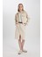 Kalem Normal Bel Yırtmaçlı Gabardin Midi Etek C2588AX24SP 3