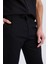 %100 Pamuk Yazlık Beli Lastikli Jogger Pantolon Slim Fit Dar Kesim Düz Paça Cepli D2671AX25SM 5