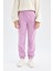 Kız Çocuk Beli Paçası Lastikli Basic Düz Jogger Eşofman Altı D3201A824WN 1